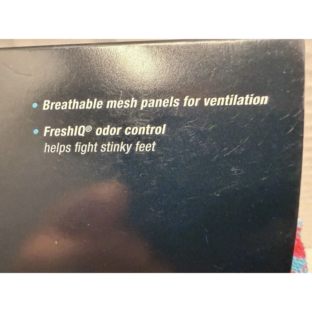 Hanes Womens 6 Pair Performance Cool Compression Heel Shield Socks - Size 8-12